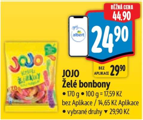 JOJO Želé bonbony
