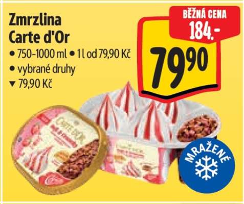 Zmrzlina Carte d’Or