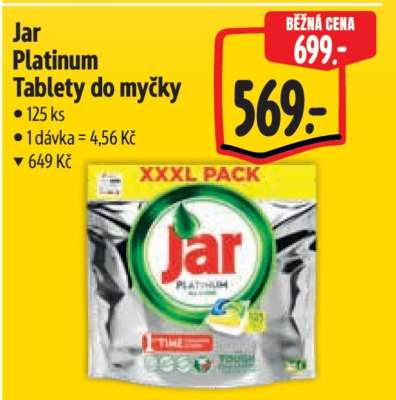 Jar Platinum tablety do myčky