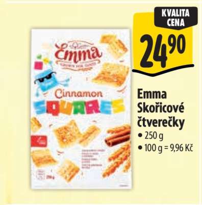 Emma Skořicové čtverečky