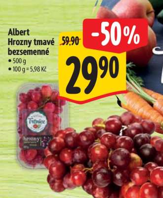Albert Hrozny tmavé bezsemenné