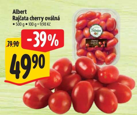 Albert Rajčata cherry oválná