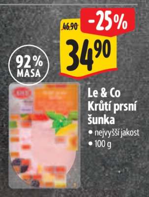 Le & Co Krůtí prsní šunka