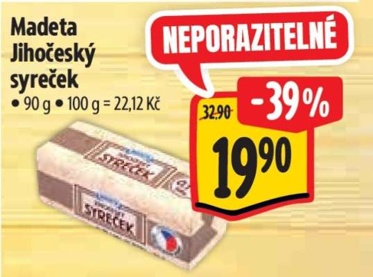 MADETA Jihočeský syreček