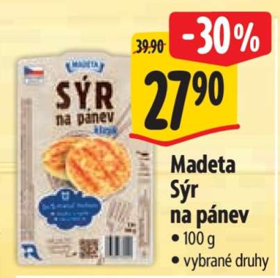 Madeta Sýr na pánev