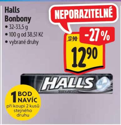 Halls bonbony