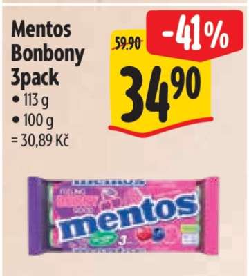 Mentos Bonbony 3pack