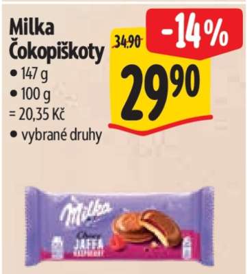 Milka Čokopiškoty