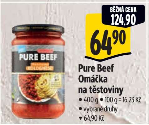 Pure Beef Omáčka na těstoviny