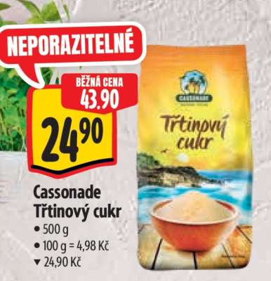 Cassonade Třtinový cukr