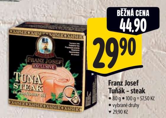 Franz Josef Tuňák steak