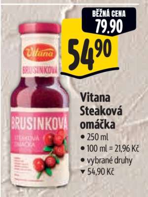Vitana Steaková omáčka