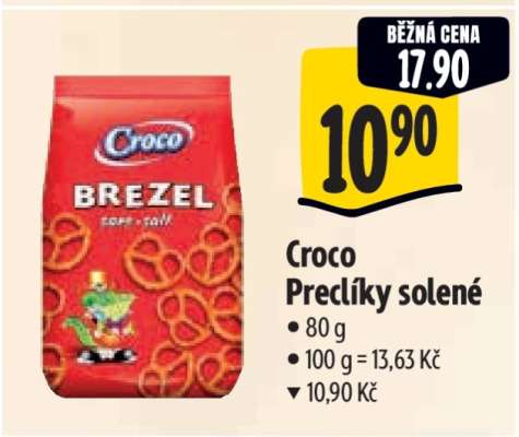 Croco Preclíky solené