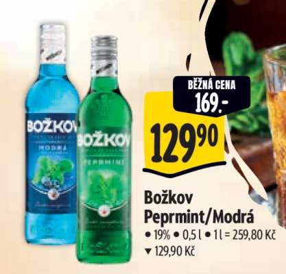 Božkov Peprmint/Modrá
