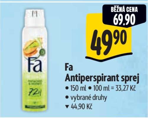 Fa antiperspirant sprej
