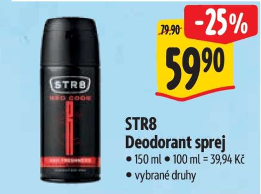STR8 deodorant sprej
