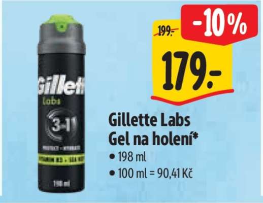 Gillette Labs gel na holení