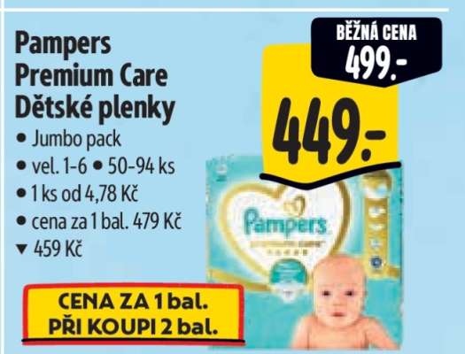 Pampers Premium Care Dětské plenky