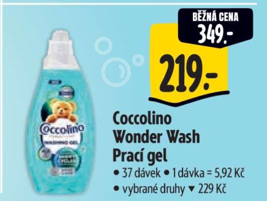Coccolino Wonder Wash Prací gel