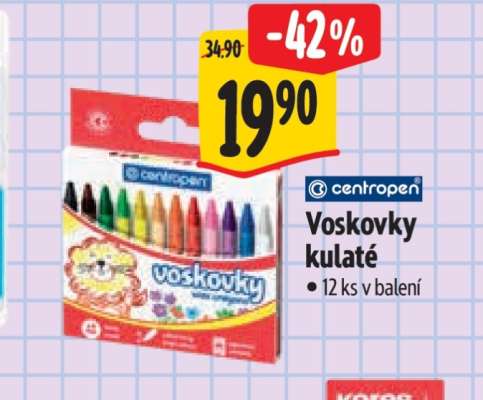 Voskovky kulaté