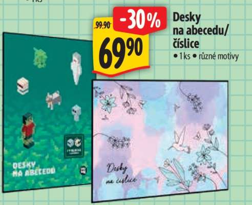 Desky na abecedu / číslice