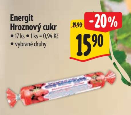ENERGIT HROZNOVÝ CUKR