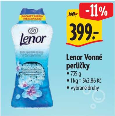 Lenor vonné perličky
