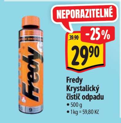 Fredy krystalický čistič odpadů