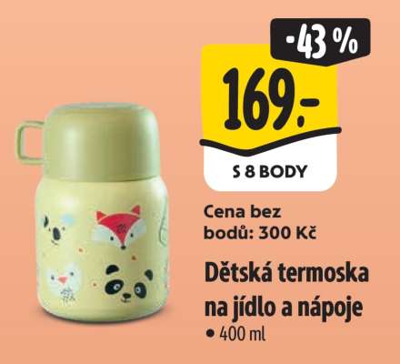 Dětská termoska na jídlo a nápoje