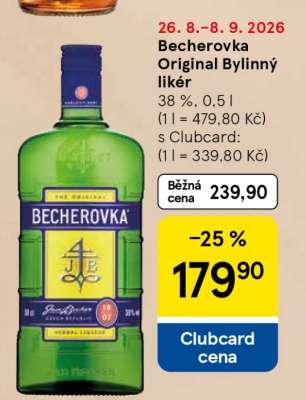 Becherovka Original bylinný likér