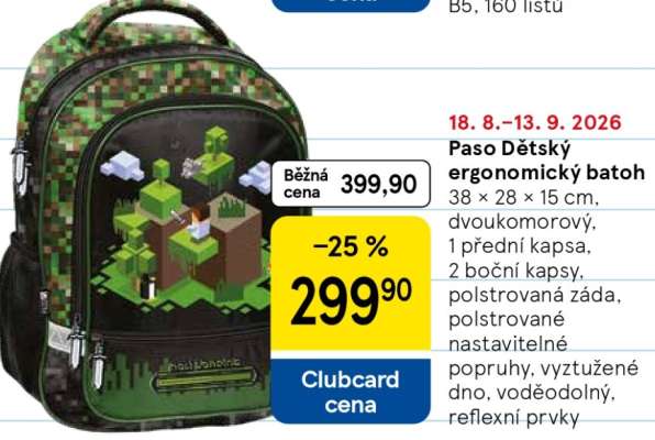 Paso Dětský ergonomický batoh