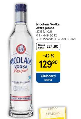 Nicolaus Vodka Extra jemná