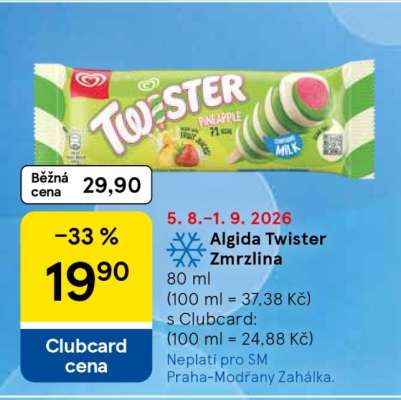 Algida Twister Zmrzlina