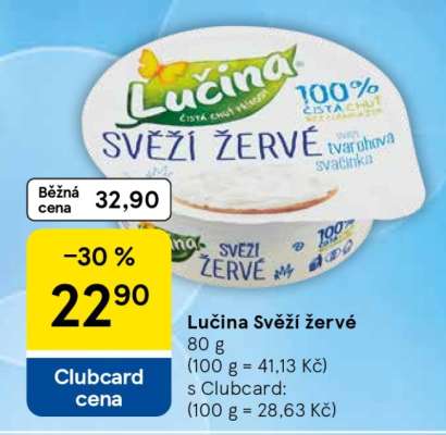 Lučina svěží žervé