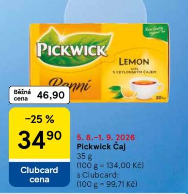 Pickwick čaj