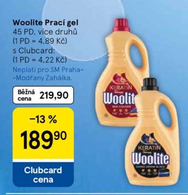 Woolite prací gel