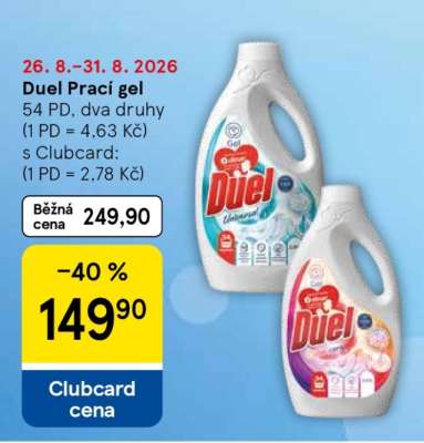 Duel prací gel