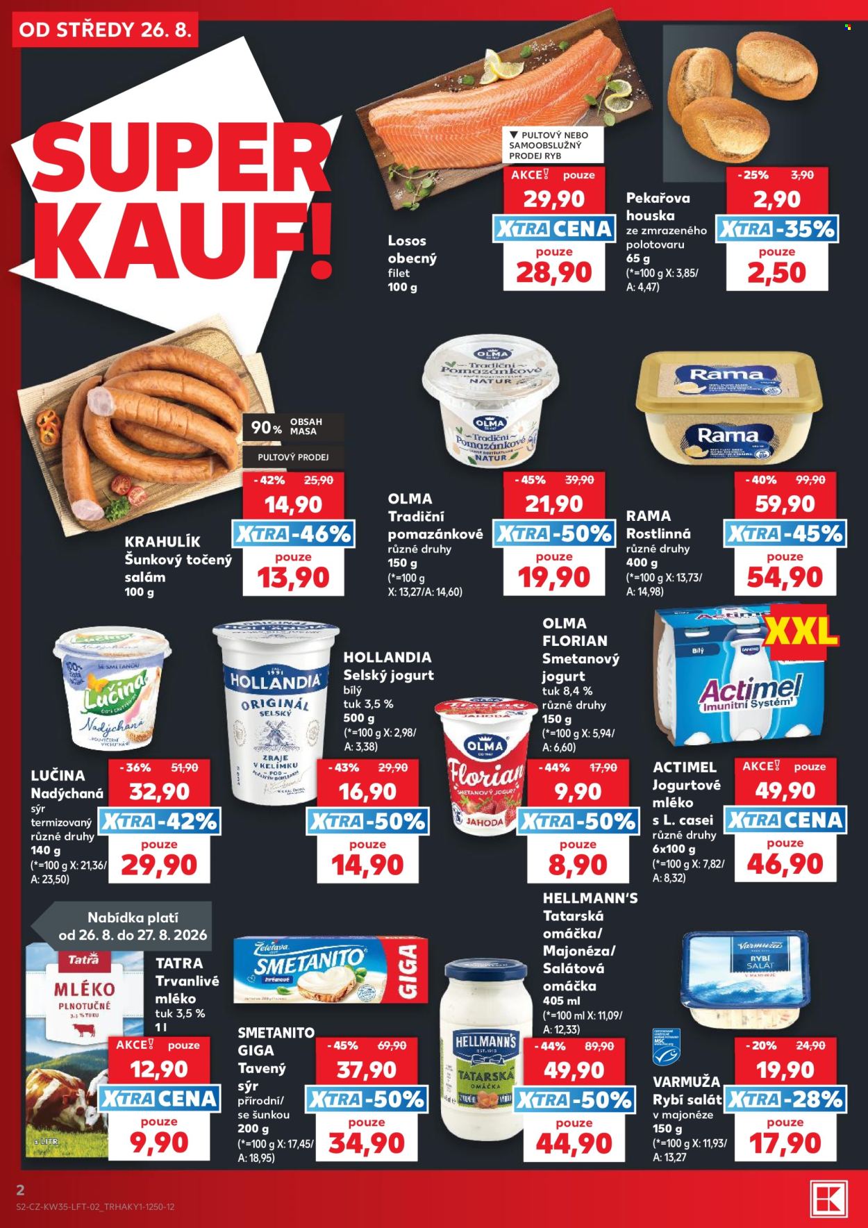 Leták Kaufland - 26.8.2026 - 1.9.2026. Strana 2