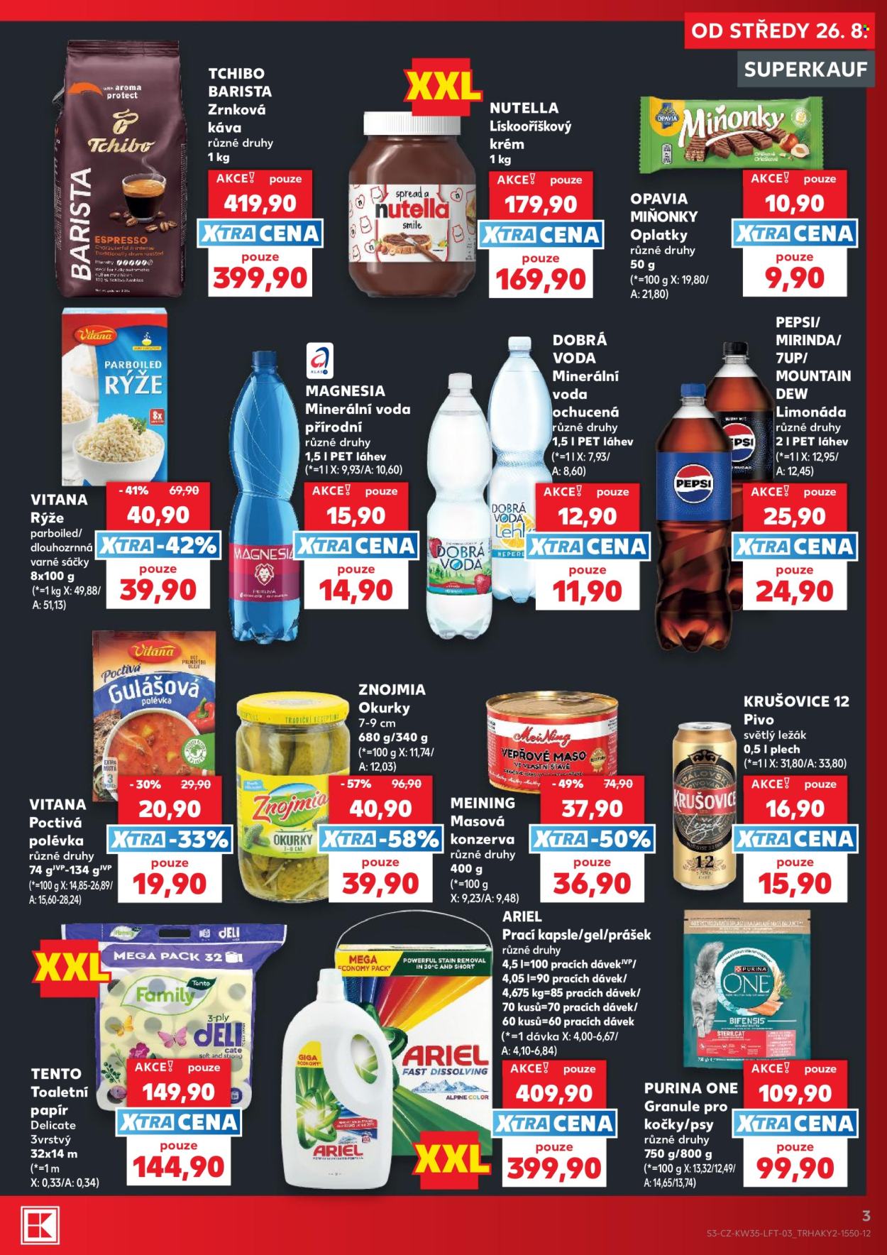 Leták Kaufland - 26.8.2026 - 1.9.2026. Strana 3