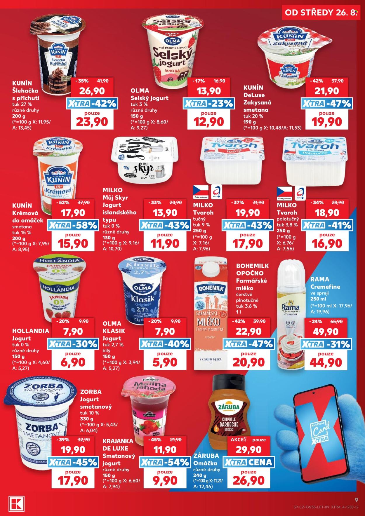 Leták Kaufland - 26.8.2026 - 1.9.2026. Strana 9