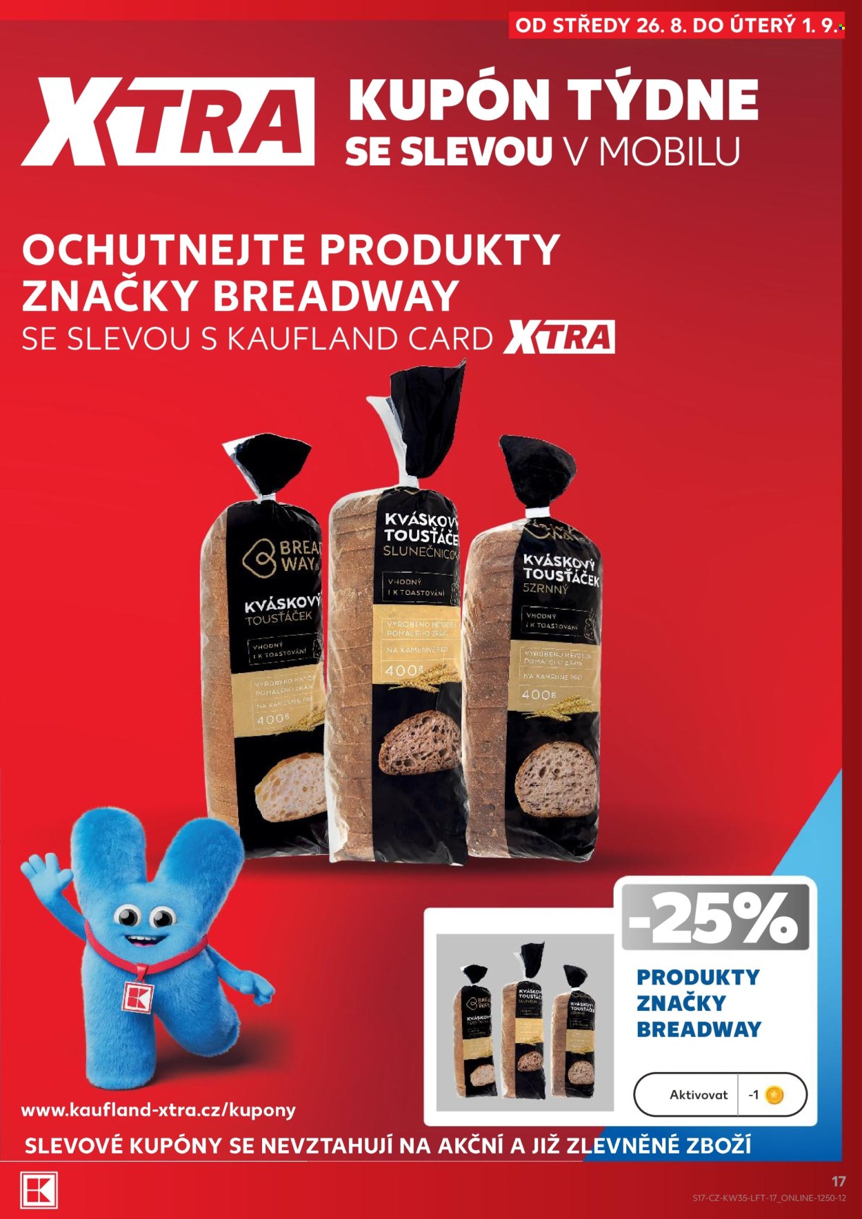 Leták Kaufland - 26.8.2026 - 1.9.2026. Strana 17