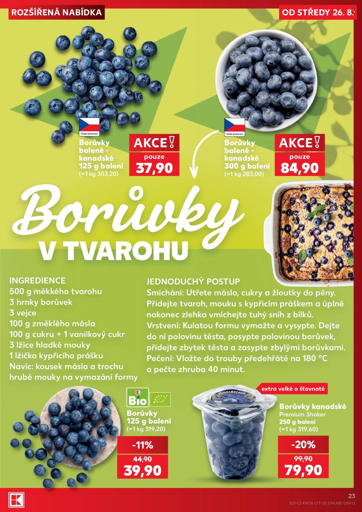 Leták Kaufland - 26.8.2026 - 1.9.2026. Strana 23