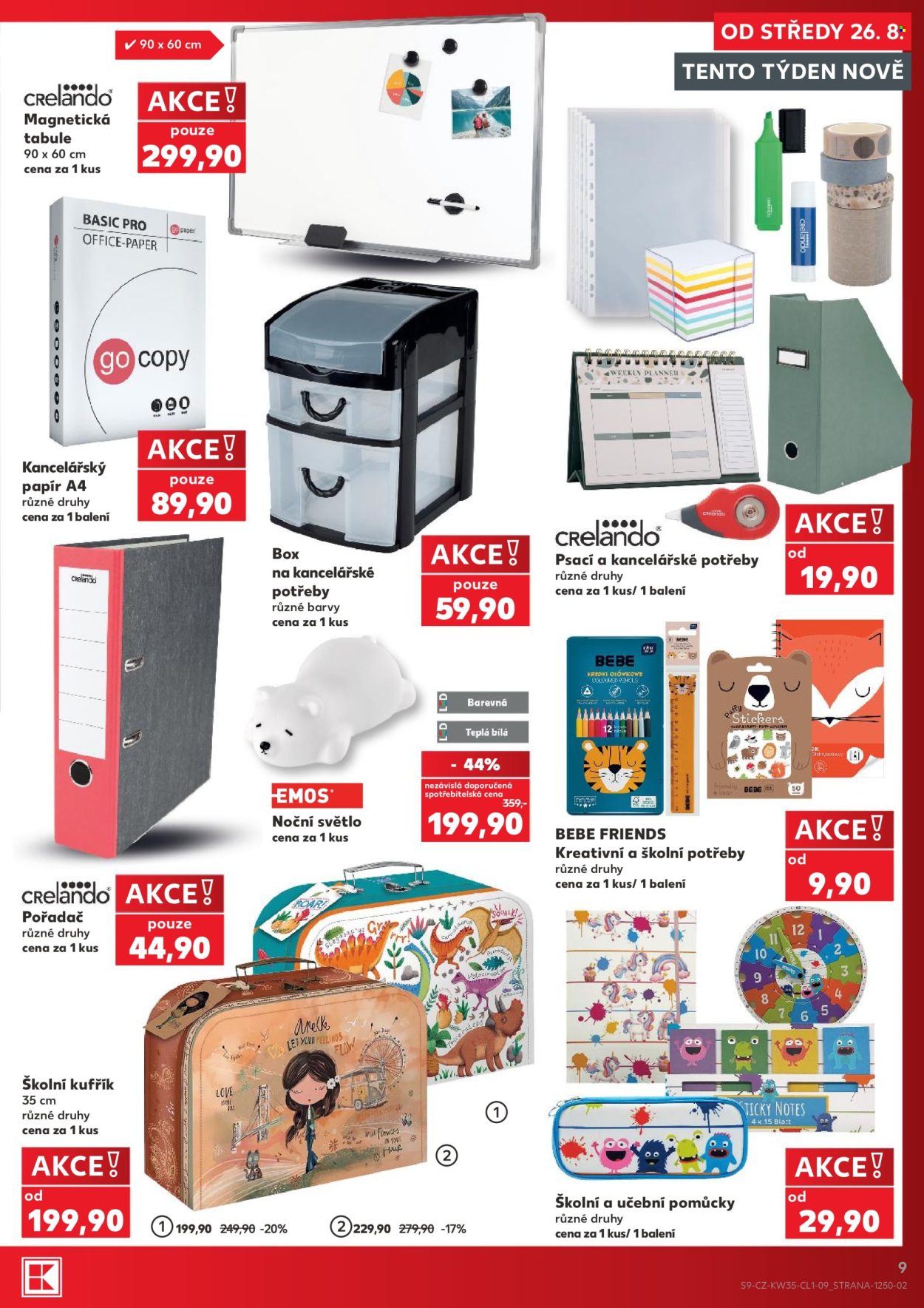 Leták Kaufland - 26.8.2026 - 1.9.2026. Strana 9