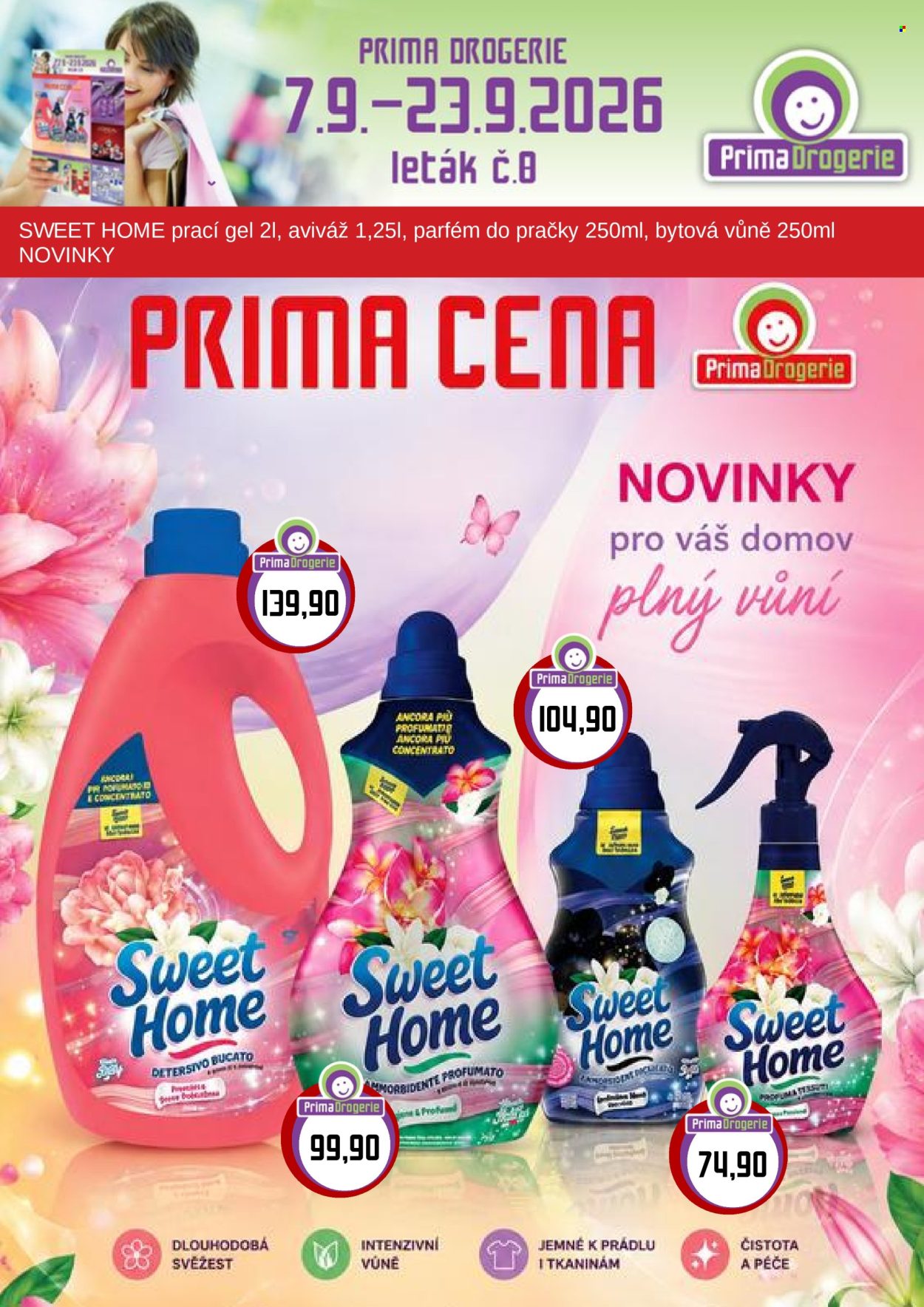 Leták Prima Drogerie - 7.9.2026 - 23.9.2026. Strana 1