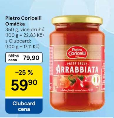 Pietro Coricelli Omáčka