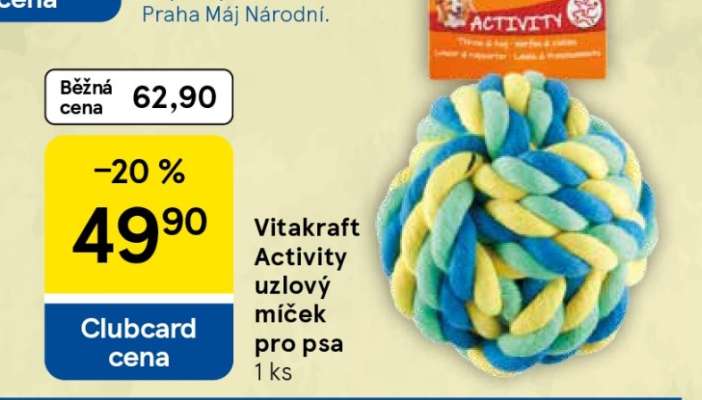 Vitakraft Activity uzlový míček pro psa
