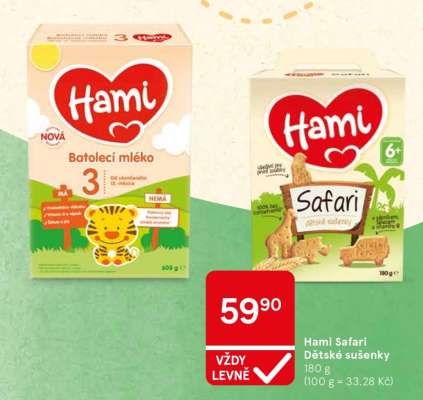Hami Safari Dětské sušenky
