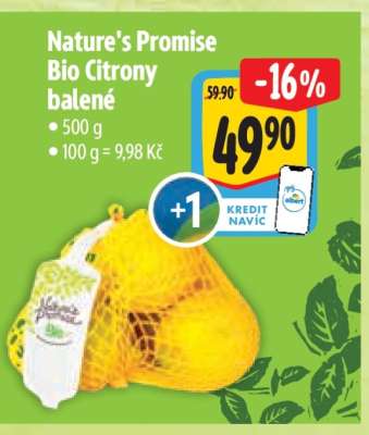 Nature's Promise Bio Citrony balené
