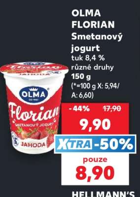 Olma Florian smetanový jogurt