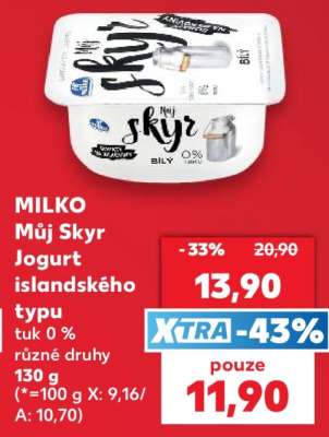 MILKO Můj Skyr Jogurt islandského typu